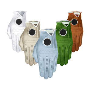Gants de golf personnalisables pour hommes gauchers, antidérapants, respirants, en cuir Cabretta, logo imprimé, couleur personnalisée, à enfiler, prix usine - Product Image 4