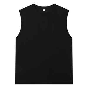 Men's Hip Hop Tank Top ODM Custom Graphic Print Cotton <b>Polyester</b> Sleeveless Streetwear Gym Tee Summer Fashion 2025 - Product Image 3