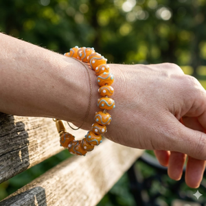 Perles en verre soufflé de 16 mm en gros pour la fabrication de bijoux |   Perles dorées, noires, bleues, blanches, roses, violettes pour accessoires de bricolage - Product Image 3