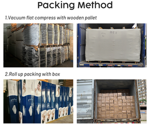 Các Nhà Sản Xuất Bán Buôn Đồ Nội Thất Nữ Hoàng Kích Thước Vải Dệt Kim Bìa Euro Top Nệm Cuộn Gói Túi Cuộn Dây Mùa Xuân Giường Nệm - Product Image 3