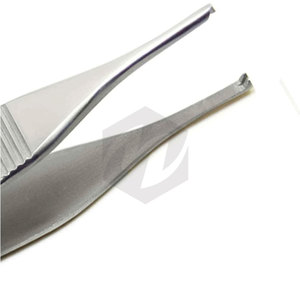Pince à épiler Adson Kocher 4,72'' 1x2 dents, forceps en acier inoxydable de haute qualité, réutilisable, manuel, certifié CE, classe I, chirurgical - Product Image 5