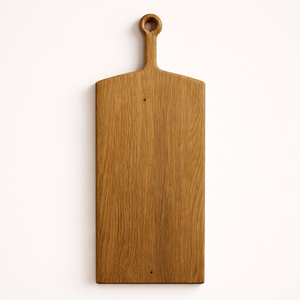 Planche à découper en bois d'acacia, design élégant et long, construction robuste et épaisse, sûre pour les couteaux, parfaite pour couper, servir et pour la cuisine - Product Image 1