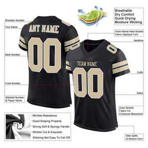 Jersey de Fútbol Americano de Primera Calidad, Sublimado, Personalizado con Diseño de Logotipo del Equipo - Product Image 3