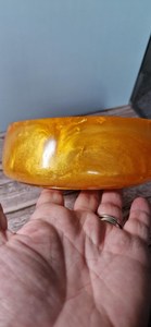 Epoxy Resin Polished Serving Bowl-Food Grade Eco-Friendly Durable for Party Use Salad & Fruit Storage Home <b>Dinnerware</b> - Product Image 3