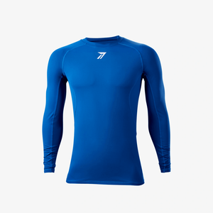 Custom Logo <b>Men</b> <b>Compression</b> <b>Shirt</b> 85% Polyester 15% Spandex Muscle Fit Moisture Wicking Breathable OEM Wholesale Factory Direct - Product Image 1