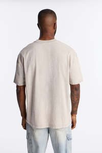T-shirt à col rond pour homme, coupe ample, 100% coton, toile durable, confortable, coupe ample, décontracté, avec motif, respirant, séchage rapide - Product Image 3