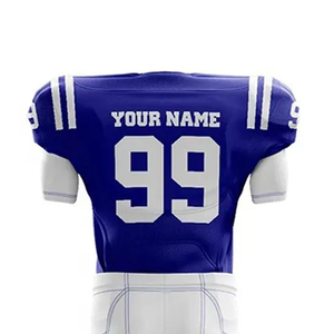 Uniforme de football américain personnalisable, style unique pour les équipes, manches courtes, respirant, taille plus, uniformes de football américain - Product Image 5