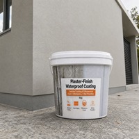 Enduit de finition 1K à faible teneur en COV, anti-fissuration, élastique, imperméable, écologique pour surfaces en plâtre et ciment, flexible et résistant aux fissures