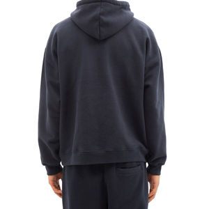 Sudadera con Capucha Extra Grande para Hombre, Color Sólido, Forro Polar, Informal, Manga Larga, Transpirable, Tejida, para Otoño - Product Image 2