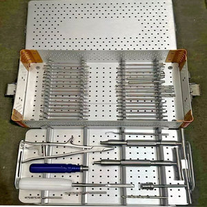 Juego de Extracción de Tornillos Rotos, 54 Piezas, Kit de Instrumentos Quirúrgicos Ortopédicos para Columna Vertebral, Sistema de Extracción de Implantes de Acero Inoxidable para Trauma - Product Image 1