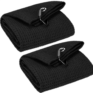Serviettes de golf personnalisées de haute qualité pour usage sportif, avec logo imprimé, faible MOQ, nouveau design 2026, en tissu léger et doux - Product Image 1