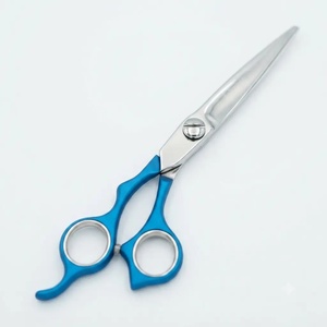 Tijeras de Peluquería Profesionales de Acero Inoxidable con Hoja Afilada para Diestros, Mango Largo de Plástico Plegable, Uso en Salón, Color Arcoíris - Product Image 1