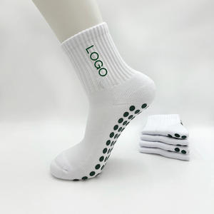 Large Size Men's Sports Crew Letter Pattern Spring ODM Terry Knitted Sweat-Absorbent & Breathable Running <b>Socks</b> - Product Image 3