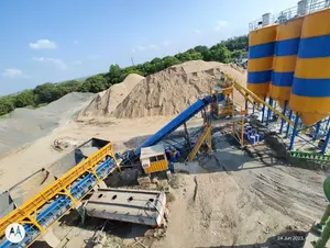 Planta de Concreto Premezclado Fabricada en India con Motor de Bajo Consumo y Caja de Engranajes de Mezcla - Product Image 5