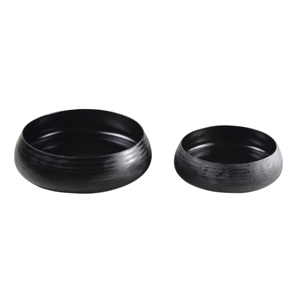 Rounded Black Theme Design Wax <b>Jar</b> <b>Decorative</b> Solid Metal Design Candle <b>Jar</b> Best for Tableware Decoration Design Tealight Holder - Product Image 1