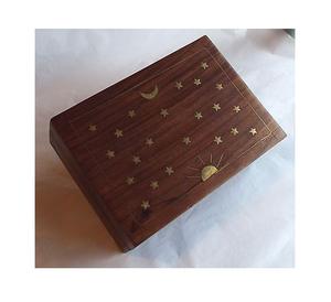 Boîte de rangement en bois de grande capacité avec fermeture sécurisée pour vêtements, jouets, documents et organisation domestique - Product Image 6