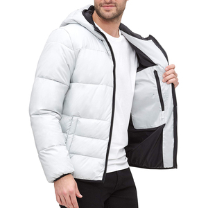 Chaquetas de diseño moderno para hombre, ajuste cómodo, tela 100% poliéster, tela suave, chaqueta acolchada para hombre - Product Image 5