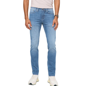 Mens <b>Tight</b> Fit Denim Jeans Stretch Slim Comfort 3D Print Woven <b>Winter</b> Spring Washable Breathable OEM ODM Wholesale - Product Image 1