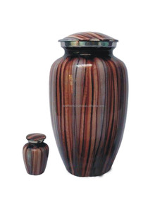Urna de cremación de latón de estilo americano elegante, hecha a mano, cenizas humanas para adultos, tributo conmemorativo, diseño duradero para urnas funerarias - Product Image 5