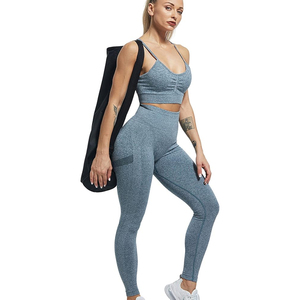 Leggings de Cintura Alta para Mujer, Largos, Grises, Elásticos, para Yoga y Ejercicio, con Efecto Push-Up, Estilo Deportivo, para Todas las Temporadas - Product Image 1