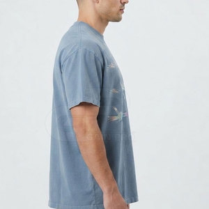 Camiseta con estampado reflectante para hombre, camiseta de algodón de manga corta, cómoda, informal, estilo callejero, ropa transpirable a la moda - Product Image 6