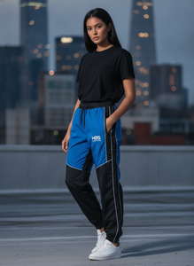 Custom Men Windproof Nylon Track Pants <b>Waterproof</b> Color Block Jogger Sweatpants Wholesale Outdoor Athletic Windbreaker <b>Trousers</b> - Product Image 5