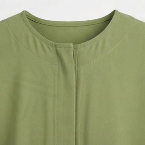 Venta al por Mayor de Abayas Modestas, Vestidos Musulmanes, Ropa Islámica para Mujer, Kaftán, Ropa de Oración, Transpirable, de Algodón y Chifón, Nueva Moda - Product Image 4