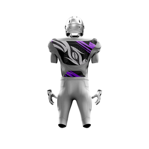 Uniforme de Fútbol Americano de Poliéster Diseñado con Tela Transpirable y Duradera que Ofrece un Ajuste Cómodo para el Entrenamiento en Equipo - Product Image 1