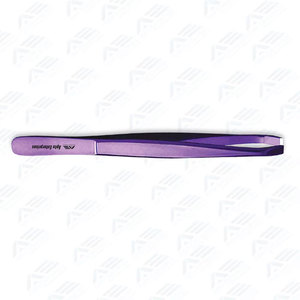 Pinzas de Precisión para Cejas y Pestañas, de Acero Inoxidable Resistente, de Alto Volumen, con Punta Angulada, Venta al Por Mayor - Product Image 2