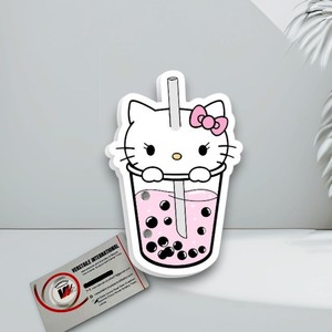 แผ่นแม่เหล็กอะคริลิคตกแต่งลายเฮลโลคิตตี้น่ารักสำหรับต่อขนตา รูปทรงผีเสื้อ หัวใจ ดอกไม้ เพชร อเนกประสงค์ - Product Image 1