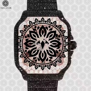 Charm Jewels Luxury Stainless Steel Square <b>Mechanical</b> <b>Watch</b> 40mm Analog Dial Sapphire Crystal Women's Fashion <b>Watch</b> - Product Image 1