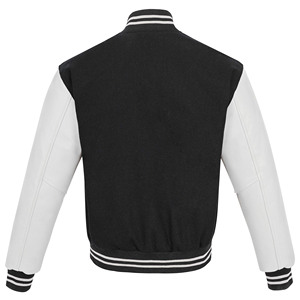 New Arrival Men's Letterman Varsity Jacket Winter 100% wool And 100% leather sleeve heavay <b>weight</b> Jacket Wholesale Price Custom - Product Image 4