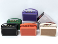 Enceinte sans fil M600 style cuir vintage, boombox rétro avec bouton rotatif et poignée, idéale pour le camping en extérieur, vente en gros, cadeau