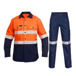 Cotton anti static breathable plus size thermal overalls working uniform coverall <b>cheap</b> for factory electronics petrochemical - Product Image 4