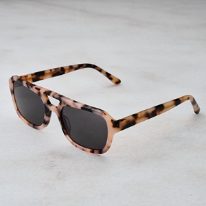 Lmamba 2407 Custom High End Top Quality Retro Gafas De Sol UV400 Frame Lens Custom Logo Polarized Acetate <b>Sunglasses</b> - Product Image 2