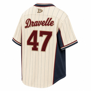 Camiseta de Béisbol Antibacteriana con Estampado Personalizado para Hombre, OEM, de Secado Rápido, con Botones, Uniforme de Equipo de Softbol, Deportivo, de Alta Calidad - Product Image 4