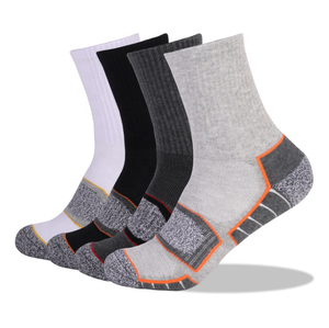 Chaussettes de sport professionnelles personnalisées en coton respirant à séchage rapide mi-mollet pour l'été – Vente en gros - Product Image 3