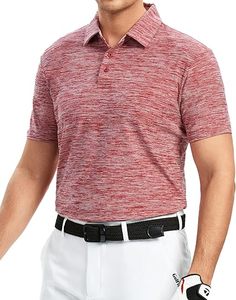 VANDO ALEX Men's Red Solid Short Sleeve for Shirt Knitted 100% Polyester Breathable Quick Dry Casual Regular Fit OEM Service - Product Image 2