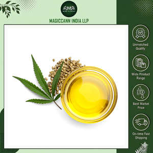 Huile de graines de chanvre naturelle pressée à froid, pure, de qualité alimentaire, avec des acides gras oméga essentiels pour une cuisine saine, des soins de la peau et des cheveux - Product Image 5