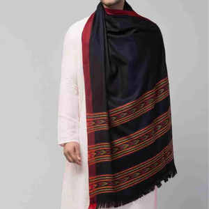Men Premium Winter Wool <b>Shawl</b> Soft Warm Breathable Solid 300g Traditional Office <b>Wrap</b> - Product Image 1