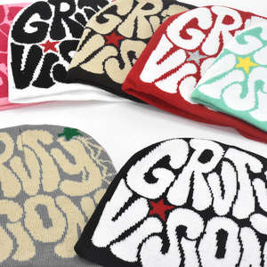Gorros Personalizados con Estampado, Ropa de Invierno, Estilo Urbano, Gorros de Moda con Pedrería, Gorro de Punto para Hombre y Mujer - Product Image 3