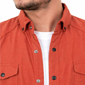 Factory Direct Sale High Quality Eco-Friendly Cotton Customizable Refined Casual <b>Men</b> <b>Jeans</b> <b>Shirts</b> Spring Quick Dry Breathable - Product Image 4
