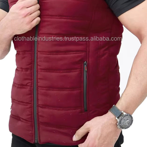 Chaleco de Plumón de Invierno de Alta Calidad, Chaleco con Capucha, Chaqueta sin Mangas para Hombre - Product Image 5