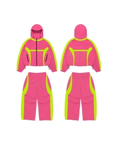 Ensemble de survêtement coupe-vent en nylon trois pièces personnalisé - Maille respirante - Faible MOQ - Fabricant B2B - Product Image 3
