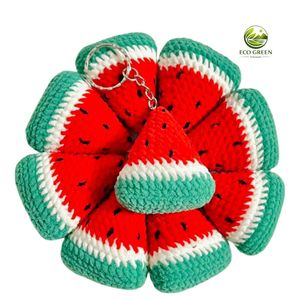 Juego de Cestas de Frutas y Verduras de Ganchillo, Juguetes de Comida Hechos a Mano con Hilo para Bebés y Niños Pequeños - Product Image 5
