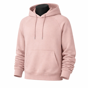 Best Custom Blank Light <b>Pink</b> Pullover Hoodie | Fleece Cotton Polyester Hooded <b>Sweatshirt</b> | OEM ODM Unisex Hoodie - Product Image 6