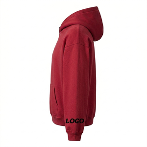 Premium High Quality Men's Customized Pullover Hoodies 100% Cotton Fabrics Slim Fit Heavyweight Plain Men's Pullover Hoodies - Product Image 4
