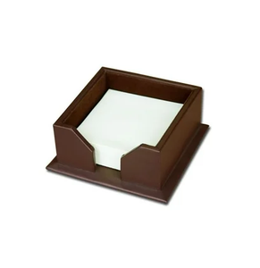 Classic Wood Note Pad Holder Office Desk Organizer and School <b>Card</b> Note Holder Sticky Pad Holder - Product Image 1