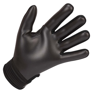 Gloves Black PU Material Non <b>Slip</b> Outdoor All Seasons Unisex <b>Full</b> Finger Gloves PU Material Thermal Insulated Outdoor Winter - Product Image 2