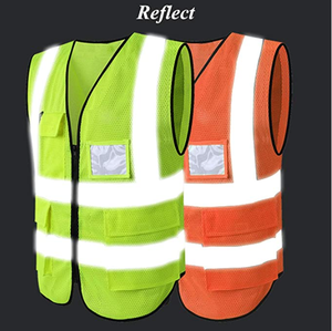 Gilet réfléchissant Veat noir, gilet de sécurité réfléchissant pour le sauvetage en extérieur, classe 3 ANSI, imperméable, logo personnalisé - Product Image 6